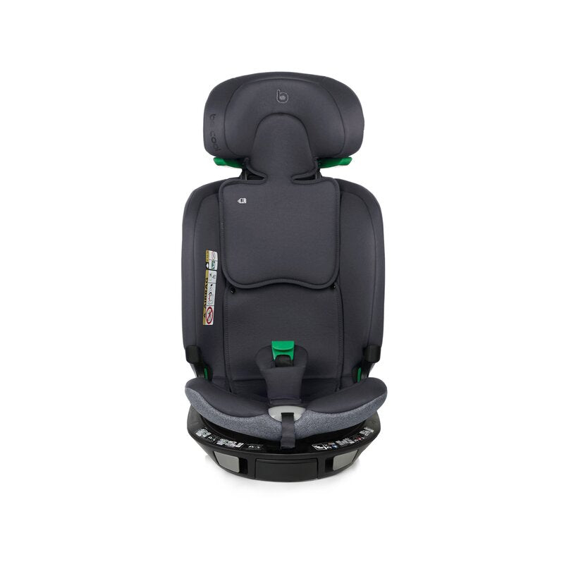 Scaun auto, Be Cool, Wagon I-Size, Rotire 360 grade, 40 - 150 cm, 0 - 36 kg, Cu Isofix si picior stabilizator, Cu protectie laterala de siguranta, Conform cu standardul european de securitate ECE R129, Be Antracita