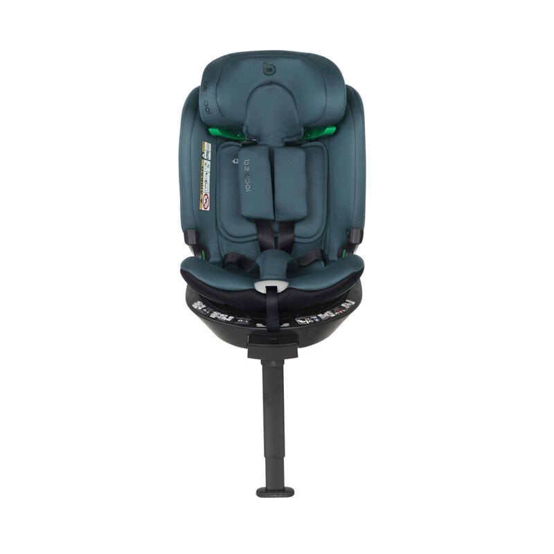 Scaun auto, Be Cool, Wagon I-Size, Rotire 360 grade, 40 - 150 cm, 0 - 36 kg, Cu Isofix si picior stabilizator, Cu protectie laterala de siguranta, Conform cu standardul european de securitate ECE R129, Petrol