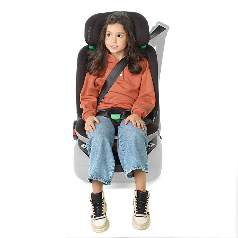 Scaun auto, Be Cool, Wagon I-Size, Rotire 360 grade, 40 - 150 cm, 0 - 36 kg, Cu Isofix si picior stabilizator, Cu protectie laterala de siguranta, Conform cu standardul european de securitate ECE R129, Petrol