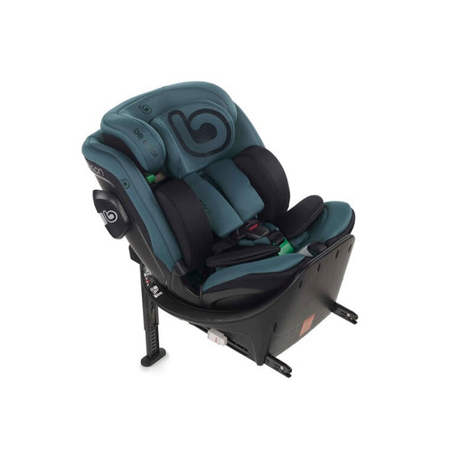 Scaun auto, Be Cool, Wagon I-Size, Rotire 360 grade, 40 - 150 cm, 0 - 36 kg, Cu Isofix si picior stabilizator, Cu protectie laterala de siguranta, Conform cu standardul european de securitate ECE R129, Petrol