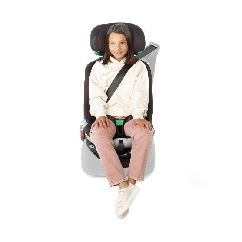 Scaun auto, Be Cool, Wagon I-Size, Rotire 360 grade, 40 - 150 cm, 0 - 36 kg, Cu Isofix si picior stabilizator, Cu protectie laterala de siguranta, Conform cu standardul european de securitate ECE R129, Be Antracita
