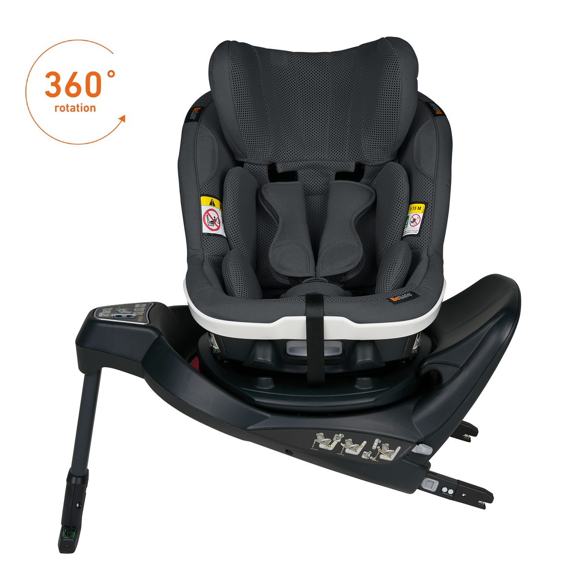 Scaun Auto BeSafe Izi Turn i-Size Rotire 360° ISOFIX (40-105 cm)