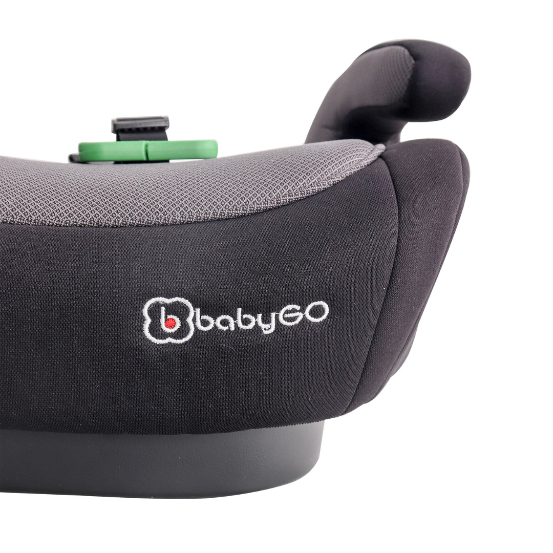 BabyGo - Scaun auto booster Bursa IV Black, 125-150 cm, certificat R129