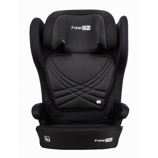 Scaun auto, FreeON, Olymp, I-Size, Cu sistem isofix, Pliabil, 100-150 cm, 4-12 ani, Conform cu standardul european de securitate ECE R129, Black