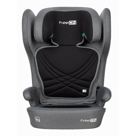 Scaun auto, FreeON, Olymp, I-Size, Cu sistem isofix, Pliabil, 100-150 cm, 4-12 ani, Conform cu standardul european de securitate ECE R129, Grey