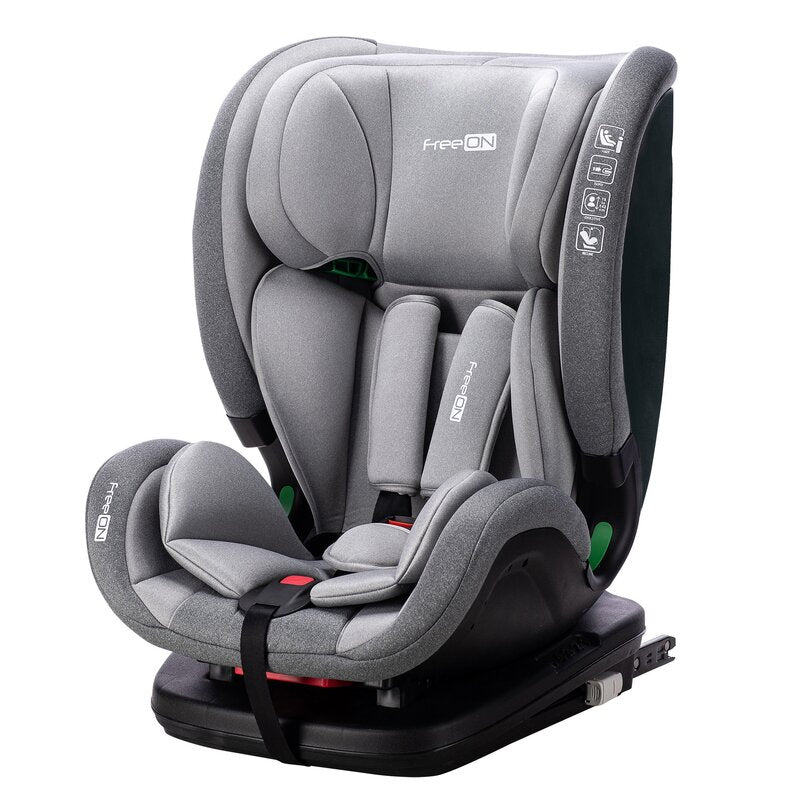 Scaun auto FreeON Trex i-Size 76–150 cm, gri – vedere generală