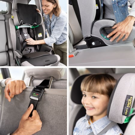 Scaun auto Graco Energi i-Size 2 in 1, Midnight, 76-150 cm