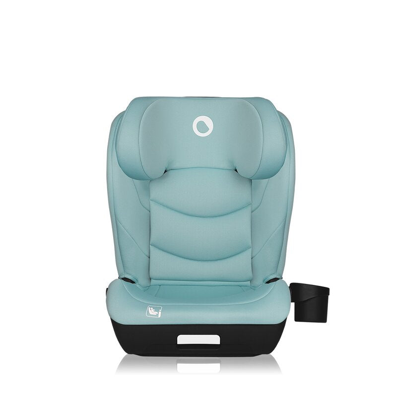 Scaun auto i-Size, Lionelo, Neal, Spatar reglabil in 4 pozitii, Tetiera in 10 pozitii, Suport sticla inclus, 15-36 Kg, 100-150 cm, Cu Isofix, Conform ECE R129, Verde Turquoise