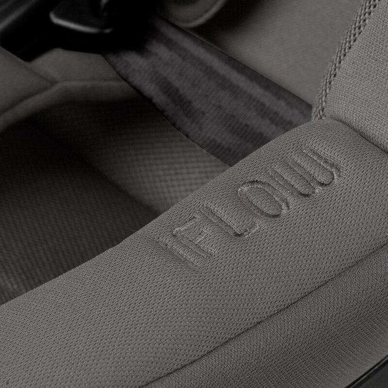 Scaun auto, Jane, Iflow I-Size, Rotire 360 grade, 40 - 105 cm, Cu Isofix si picior stabilizator, Protectie superioara in caz de impact lateral - SPS, Conform cu standardul european de securitate ECE R129, Matt Gray