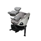 Set scaun auto rotativ i-Size Joie i-Harbour Signature Oyster, 40-105 cm + Baza i-Size i-Base Encore, testat ADAC si certificat R129