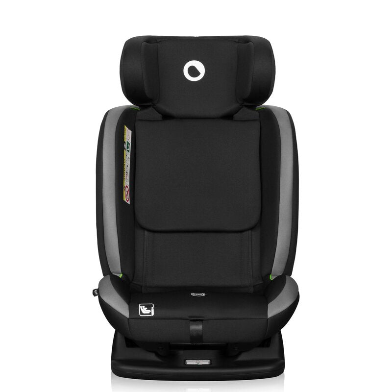 Scaun auto, Lionelo, Aart i-Size, Cu spatar inclinabil in 4 pozitii, Cu tetiera reglabila in 13 pozitii, 0-36 Kg, 40-150 cm, Cu centura siguranta in 3 puncte, Conform cu ECE R129 03, Gri
