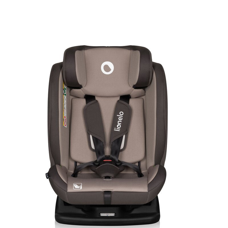 Scaun auto, Lionelo, Aart i-Size, Cu spatar inclinabil in 4 pozitii, Cu tetiera reglabila in 13 pozitii, 0-36 Kg, 40-150 cm, Cu centura siguranta in 3 puncte, Conform cu ECE R129/03, Bej