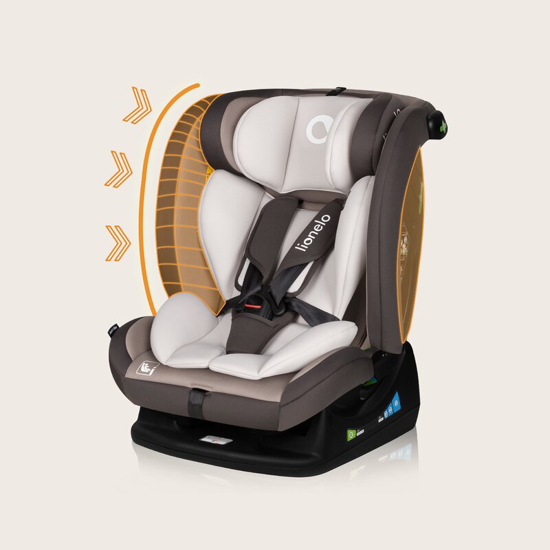 Scaun auto Lionelo Aart i-Size, Bej