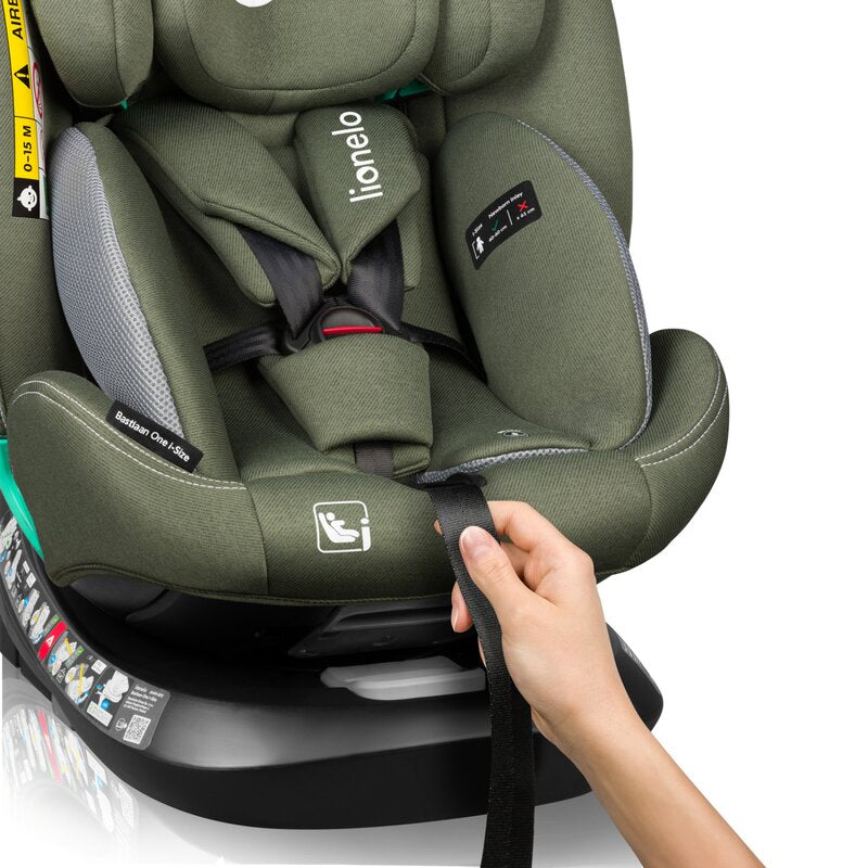 Scaun Auto Lionelo Bastiaan One i-Size 4in1 Rotativ 360 ISOFIX 0-36kg Verde