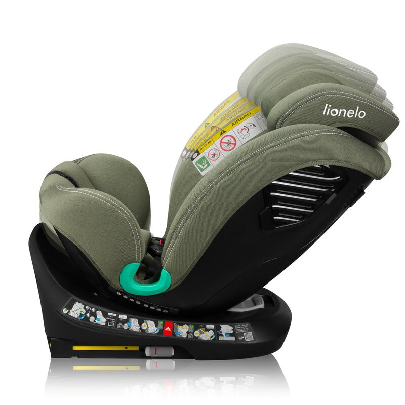 Scaun Auto Lionelo Bastiaan One i-Size 4in1 Rotativ 360 ISOFIX 0-36kg Verde