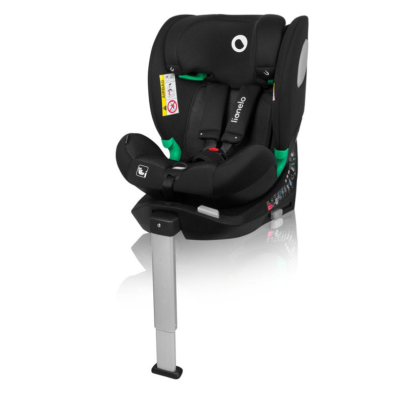 Scaun auto, Lionelo, Braam Air, i-Size, 0-36 Kg, 40-150 cm, Cu isofix si picior de fixare, Protectie laterala, Rotire 360 grade, Ajustare spatar in 5 pozitii, Tetiera reglabila in 14 trepte, Tehnologi