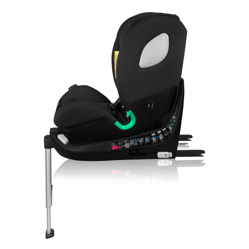 Scaun auto, Lionelo, Braam Air, i-Size, 0-36 Kg, 40-150 cm, Cu isofix si picior de fixare, Protectie laterala, Rotire 360 grade, Ajustare spatar in 5 pozitii, Tetiera reglabila in 14 trepte, Tehnologi