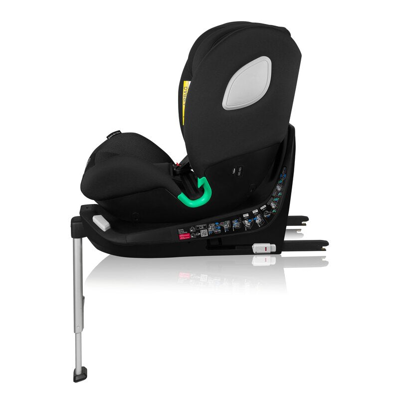 Scaun auto, Lionelo, Braam Air, i-Size, 0-36 Kg, 40-150 cm, Cu isofix si picior de fixare, Protectie laterala, Rotire 360 grade, Ajustare spatar in 5 pozitii, Tetiera reglabila in 14 trepte, Tehnologi