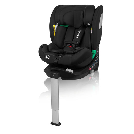 Scaun auto, Lionelo, Braam Air, i-Size, 0-36 Kg, 40-150 cm, Cu isofix si picior de fixare, Protectie laterala, Rotire 360 grade, Ajustare spatar in 5 pozitii, Tetiera reglabila in 14 trepte, Tehnologi