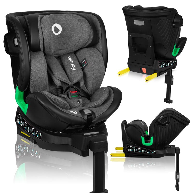 Scaun auto Lionelo Harmony i-Size, Gri inchis
