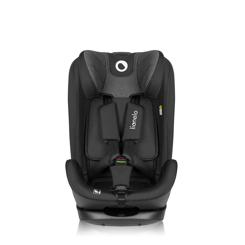 Scaun auto, Lionelo, Harper i-Size, Isofix, Cu centura TopTether, Cu spatar inclinabil in 5 pozitii, Cu tetiera reglabila in 13 pozitii, Cu tehnologie Dri Seat, Instalare cu fata inainte, 9-36 kg, 76-