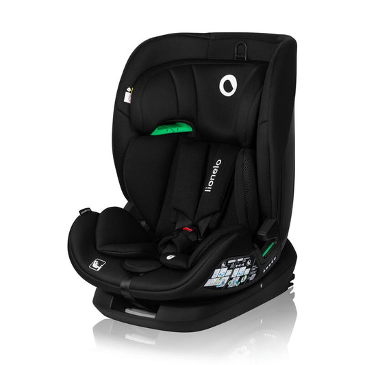 Scaun Auto Lionelo Lavender i-Size | Isofix + Top Tether | Spătar 5 Poziții | Tetieră 13 Poziții | 9-36 kg | R129 | Negru