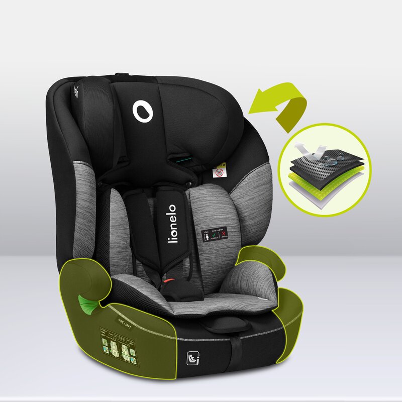 Scaun auto Lionelo Levi i-Size Gri