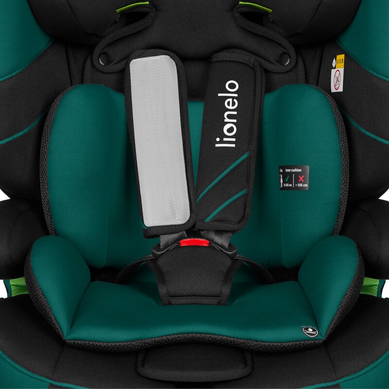 Scaun Auto Lionelo Levi One i-Size | 76-150 cm | Tetieră 10 Poziții | Spătar Detașabil | R129 | Verde