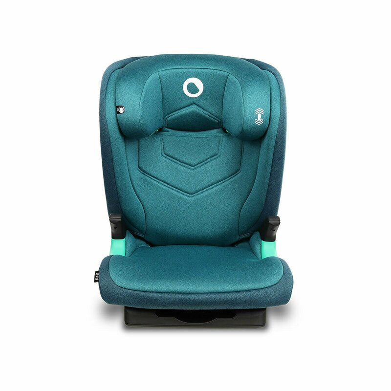 Scaun auto i-Size, Lionelo, Neal, Spatar reglabil in 3 pozitii, Tetiera in 14 pozitii, Suport sticla inclus, 15-36 Kg, 100-150 cm, Cu Isofix, Conform ECE R129, Verde