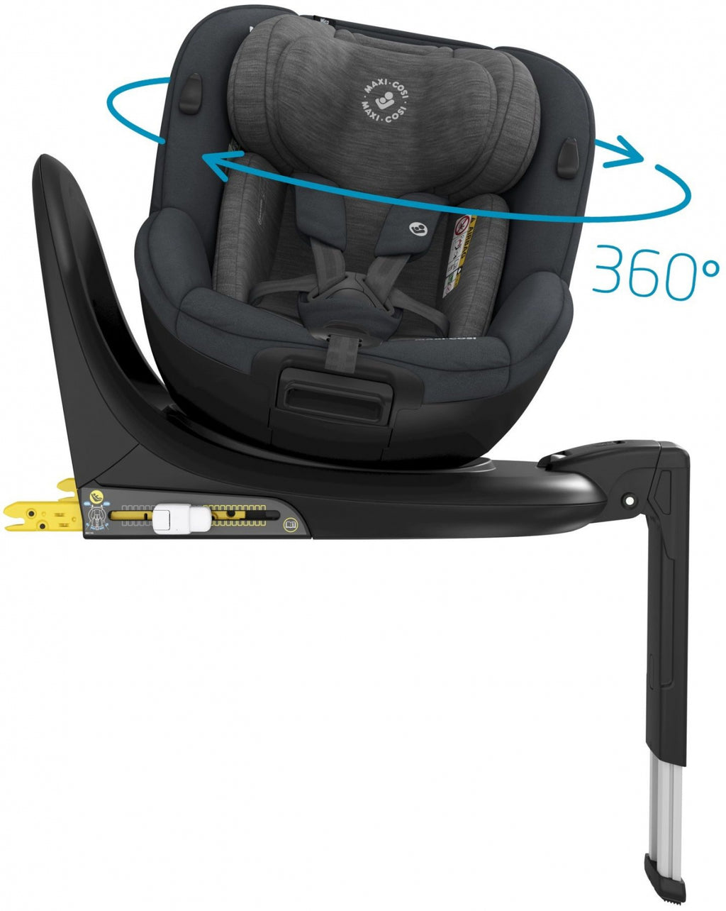 Scaun auto rotativ Maxi-Cosi Mica Pro Eco i-Size, 40-105 cm