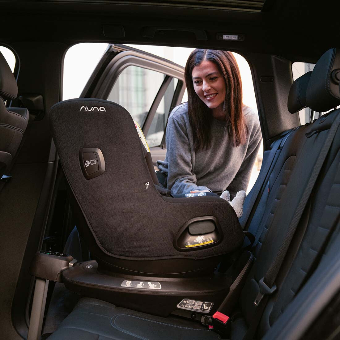 Scaun Auto Nuna PRUU 40-105 cm Rotativ 360 Certificat R129 ADAC