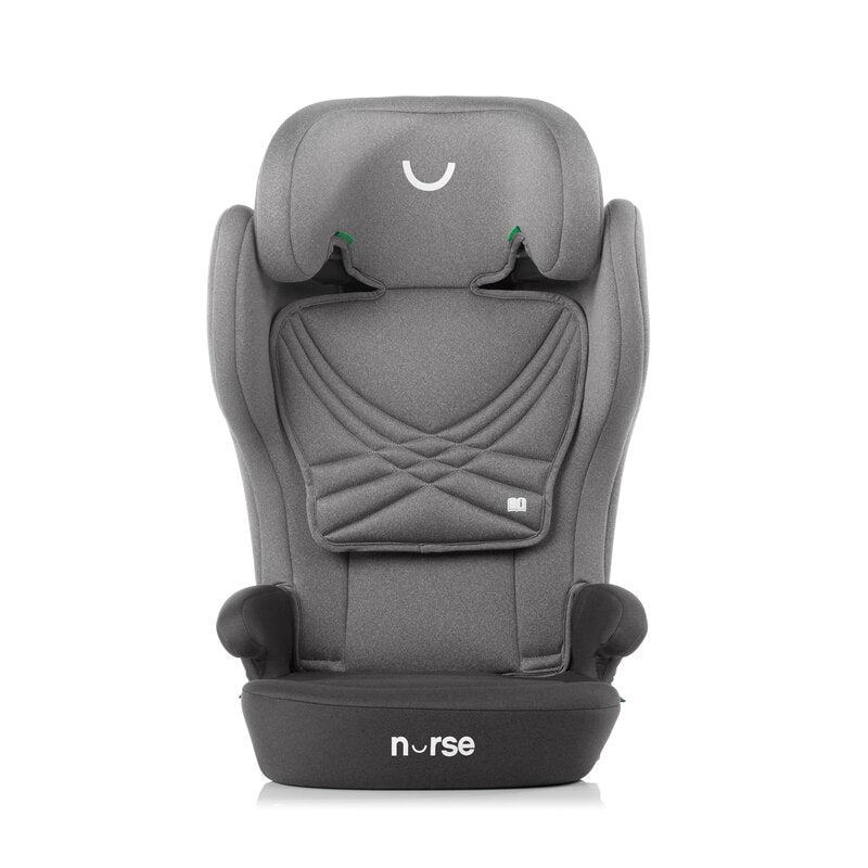 Scaun auto, Nurse, Spring, I-Size, Cu sistem isofix, Pliabil, 100-150 cm, 4-12 ani, Conform cu standardul european de securitate ECE R129, Storm