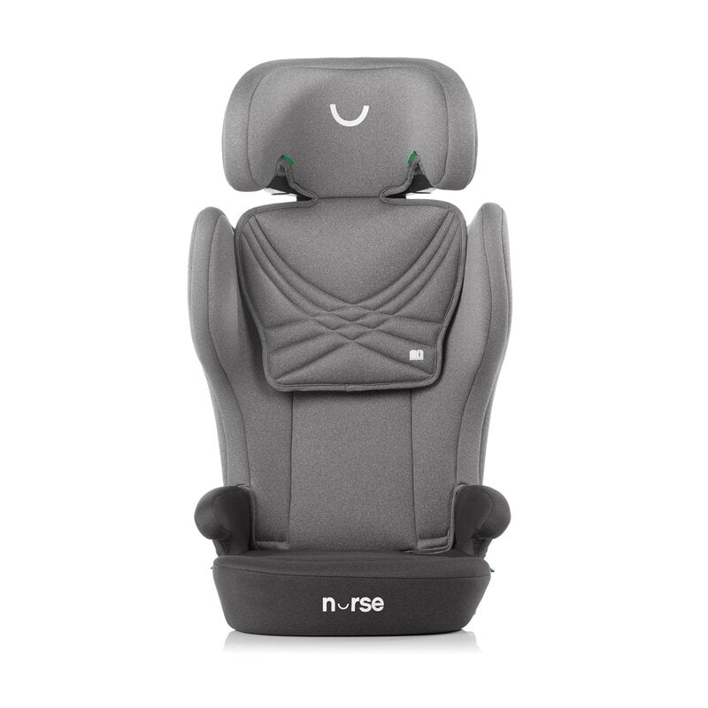 Scaun auto, Nurse, Spring, I-Size, Cu sistem isofix, Pliabil, 100-150 cm, 4-12 ani, Conform cu standardul european de securitate ECE R129, Storm