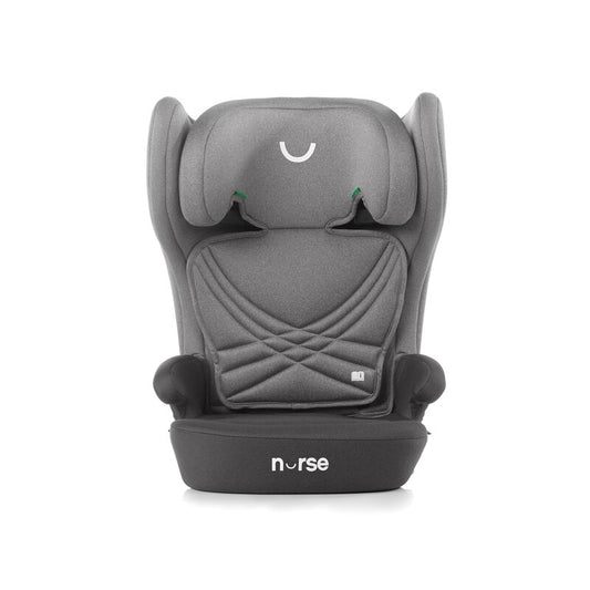 Scaun auto, Nurse, Spring, I-Size, Cu sistem isofix, Pliabil, 100-150 cm, 4-12 ani, Conform cu standardul european de securitate ECE R129, Storm