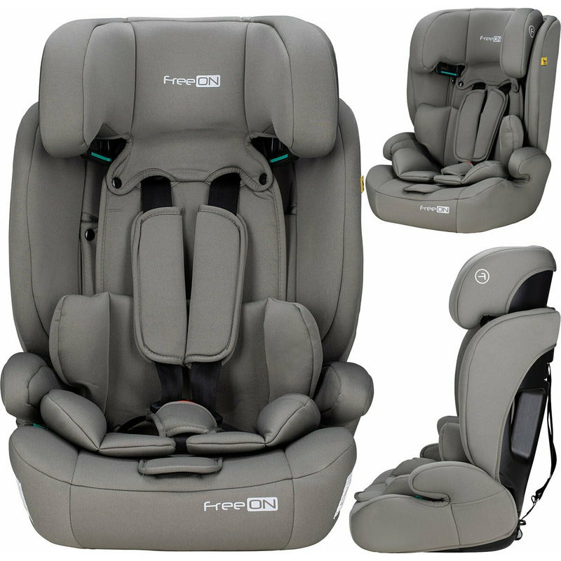 Scaun auto FreeON Uran i-Size 76–150 cm, gri kaki – fotografia 12 a produsului