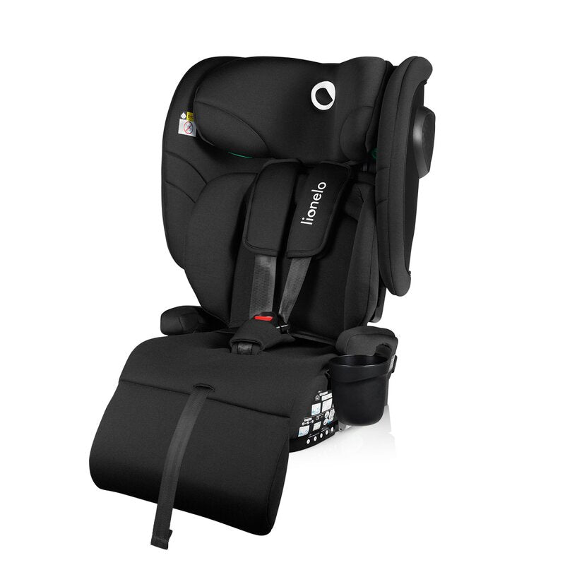 Scaun auto pliabil, Lionelo, Nelly, i-Size, 76- 150 cm, Tetiera reglabila in 15 pozitii, Spatar reglabil in 4 pozitii, Sisteme de fixare Isofix si Top Tether, Sezut lat si confortabil, Conform cu ECE