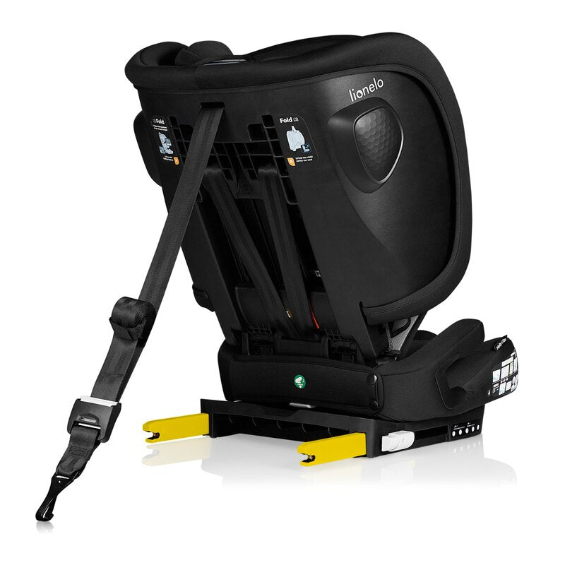 Scaun auto pliabil, Lionelo, Nelly, i-Size, 76- 150 cm, Tetiera reglabila in 15 pozitii, Spatar reglabil in 4 pozitii, Sisteme de fixare Isofix si Top Tether, Sezut lat si confortabil, Conform cu ECE