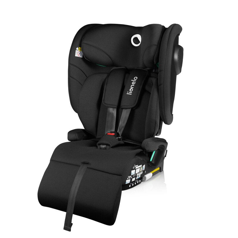 Scaun auto pliabil, Lionelo, Nelly, i-Size, 76- 150 cm, Tetiera reglabila in 15 pozitii, Spatar reglabil in 4 pozitii, Sisteme de fixare Isofix si Top Tether, Sezut lat si confortabil, Conform cu ECE