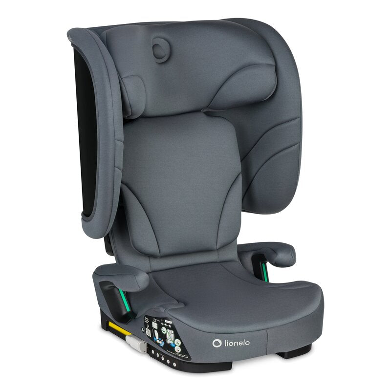 Scaun Auto Pliabil Lionelo Orin i-Size 100-150 cm Isofix Gri Grafit