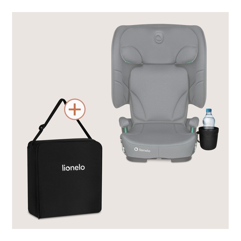 Scaun Auto Pliabil Lionelo Orin i-Size 100-150 cm Isofix Gri Grafit