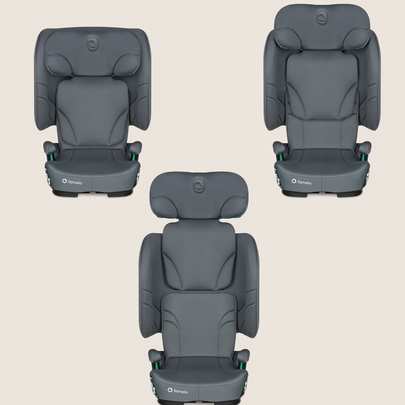 Scaun Auto Pliabil Lionelo Orin i-Size 100-150 cm Isofix Gri Grafit