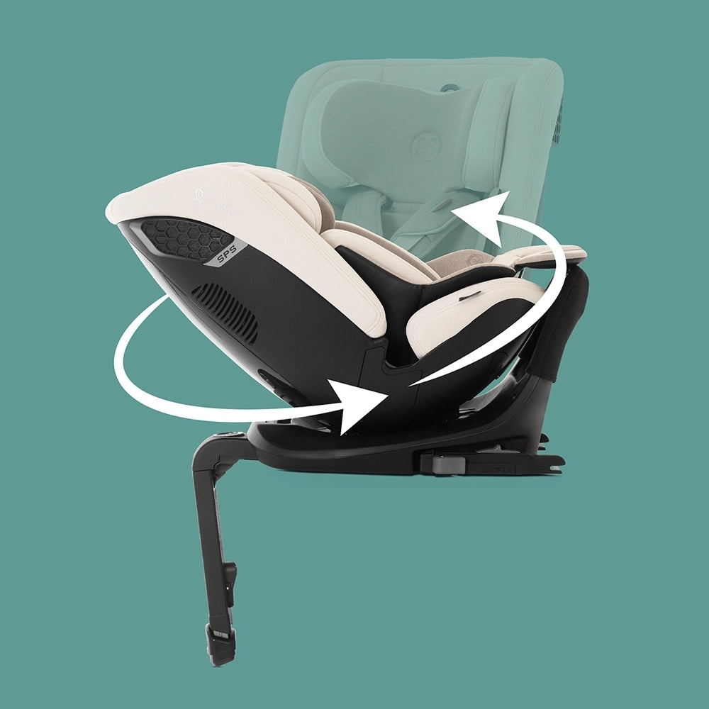 Scaun auto rotativ 360 Silver Cross Motion 2 All Size Almond