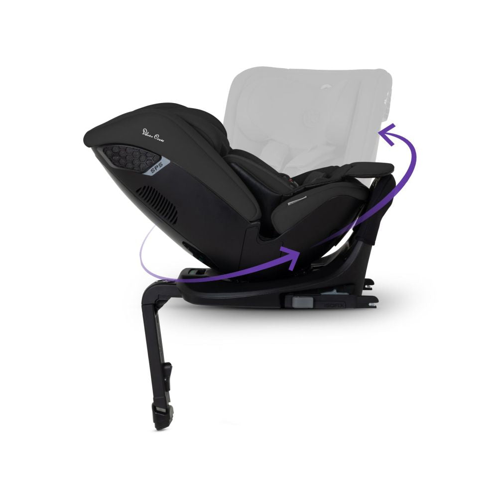 Scaun auto rotativ 360 Silver Cross Motion 3 All-Size Iconic Black