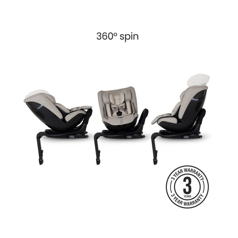 Scaun auto rotativ 360 Silver Cross Motion 3 All-Size Natural Taupe
