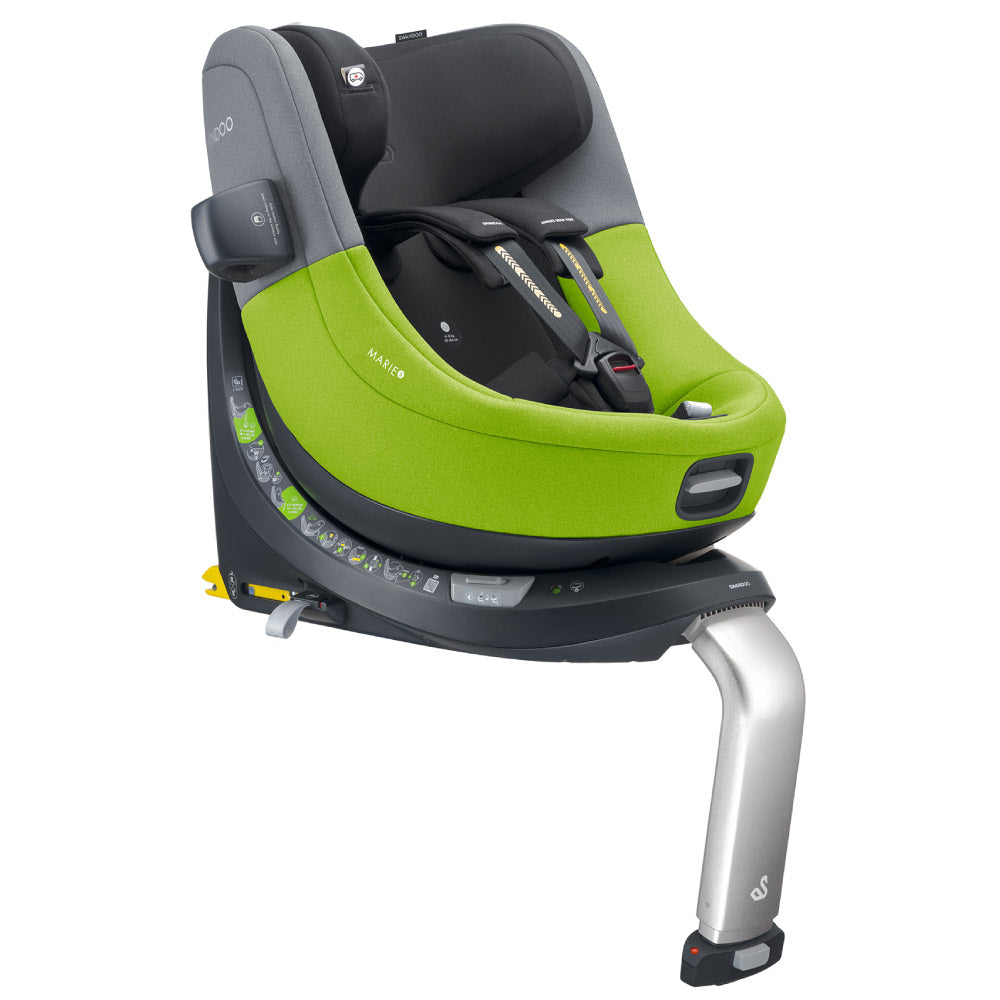 Scaun auto rotativ Swandoo Marie 5 i-Size Lime Sesame Grey