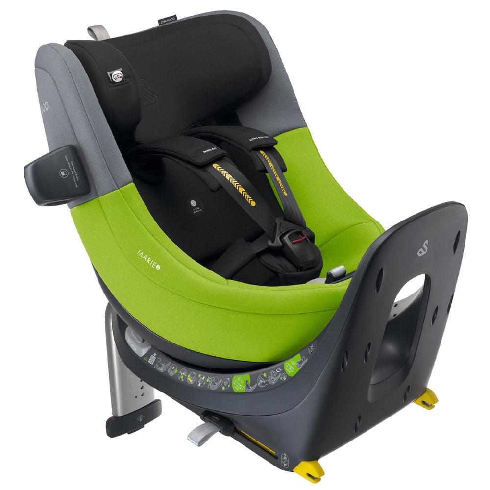 Scaun auto rotativ Swandoo Marie 5 i-Size Lime Sesame Grey
