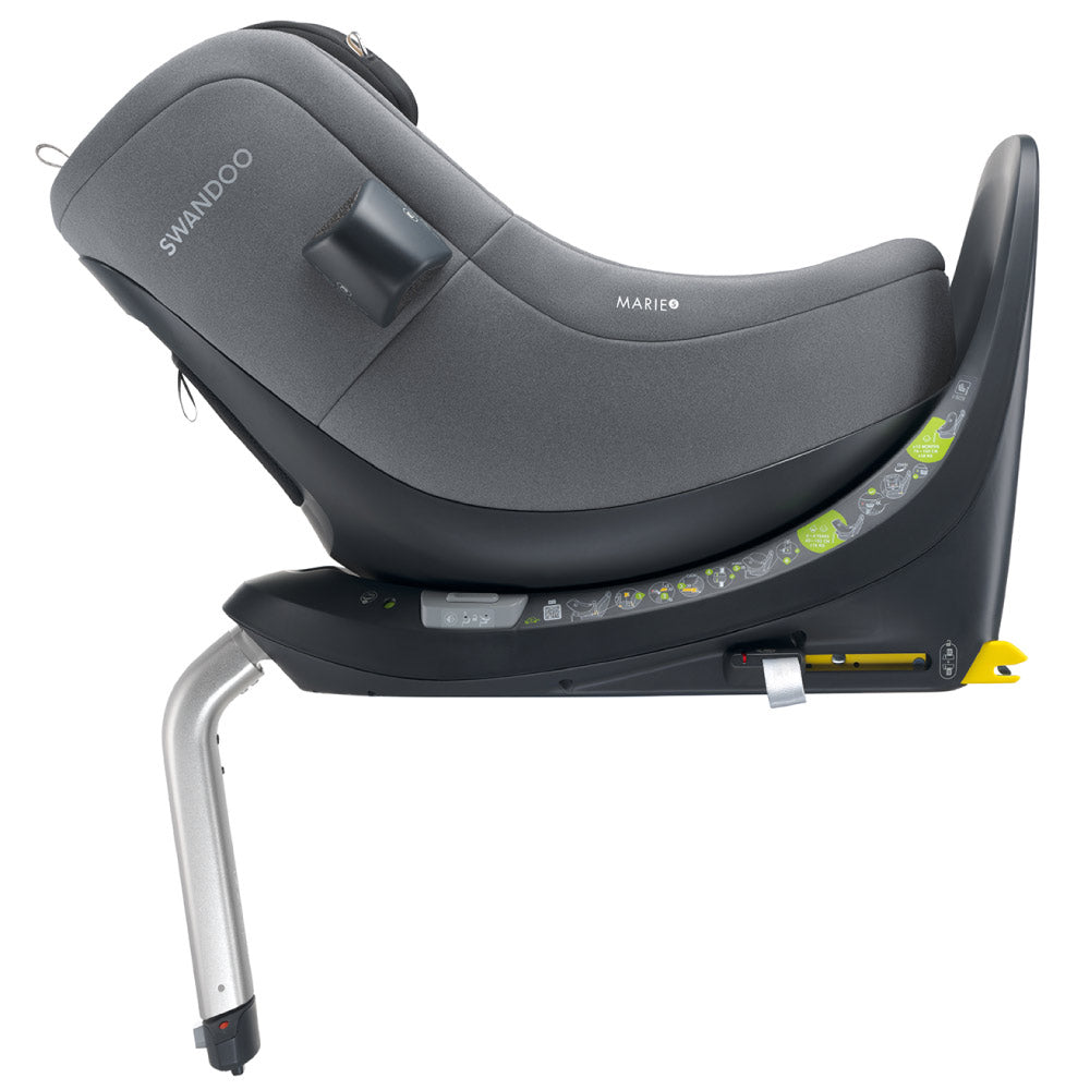 Scaun auto rotativ Swandoo Marie 5 i-Size Sesame Grey 40-105 cm