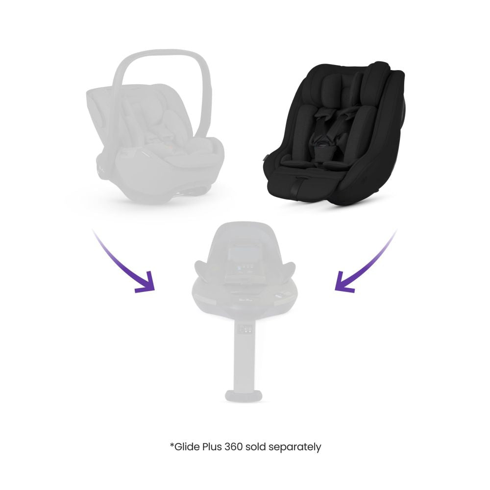 Scaun auto Silver Cross Approach Plus 360 Iconic Black