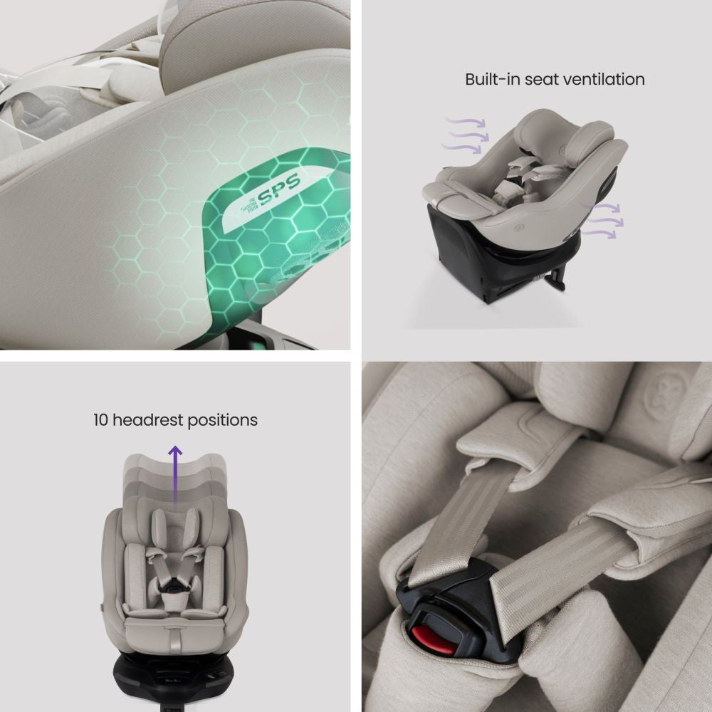 Scaun auto Silver Cross Approach Plus 360 Natural Taupe - detaliu 3