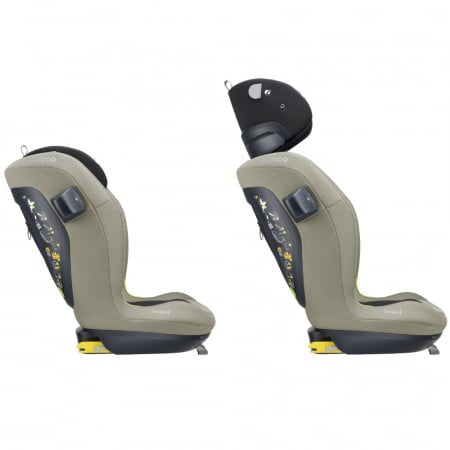 Scaun auto Swandoo Charlie i-Size Chia Black 100-150 cm cu tetiera reglabila
